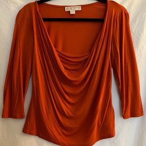 Michael Kors Orange Blouse